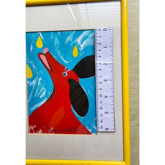 Pictures-Set of 2-Whimiscal Colorful Dogs-Numbered Prints-Local Artist-Dogs - Picture 12 of 16